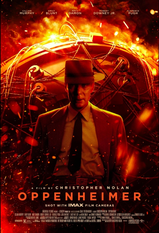 O filme “Oppenheimer” é um drama biográfico sobre o físico J. Robert Oppenheimer, o diretor do Projeto Manhattan, que levou ao desenvolvimento da bomba atômica. Reprodução: Flipar