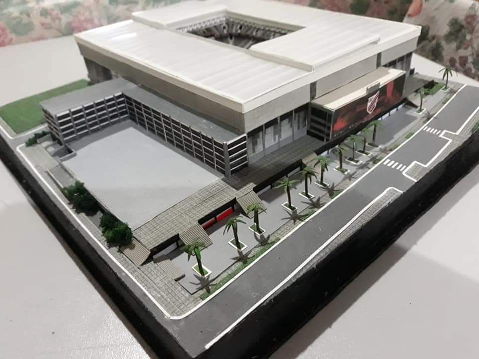 Ligga Arena - maquete. Foto: Divulgação