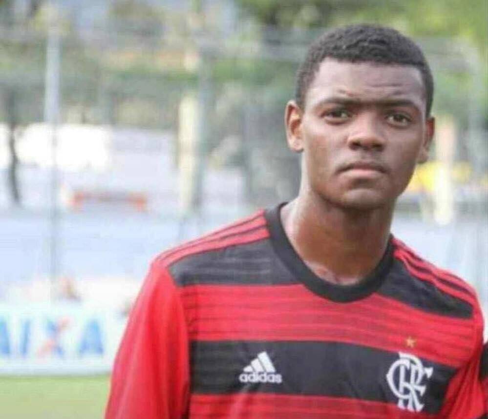 Pablo Henrique da Silva Matos, do Flamengo, era primo do zagueiro Werley, hoje no Vasco. Foto: Twitter/Reprodução