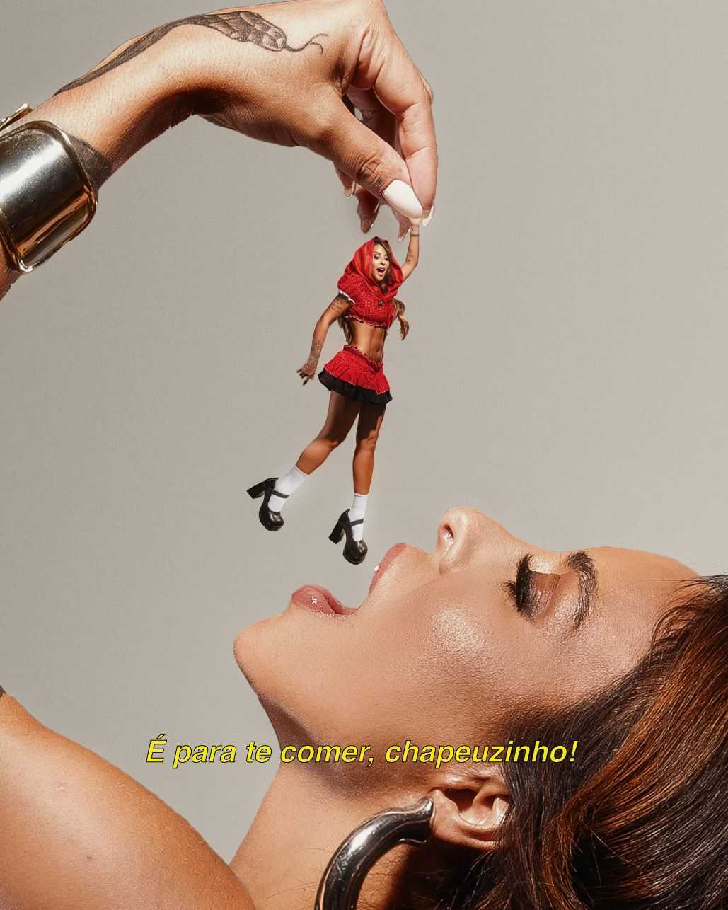 Alinne Rosa se inspirou em 'Chapéuzinho Vermelho'. Foto: Divulgação