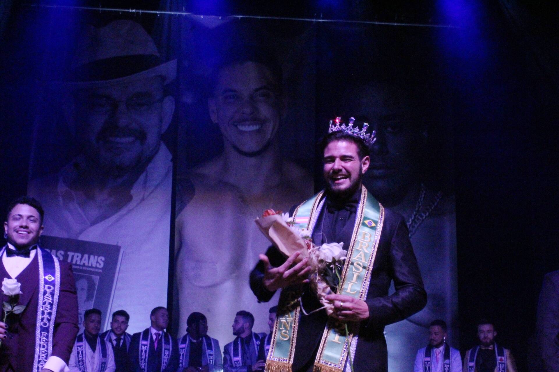 Bernardo Rabello, o vencedor do Mister Brasil Trans. Foto: Tomás Araújo/Mister Brasil Trans