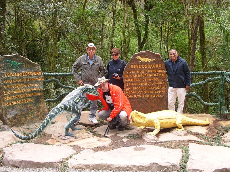 O mais importante deles é a Formação Santa Maria, no Rio Grande do Sul, que ingressou no Guinness Book, o Livro dos Recordes.   Reprodução: Flipar