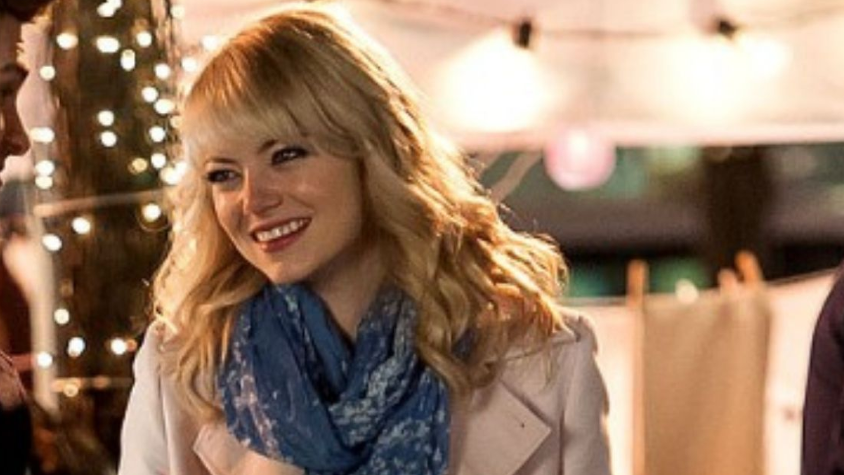 Emma Stone em "O Espetacular Homem Aranha". Foto: Reprodução Prime Video