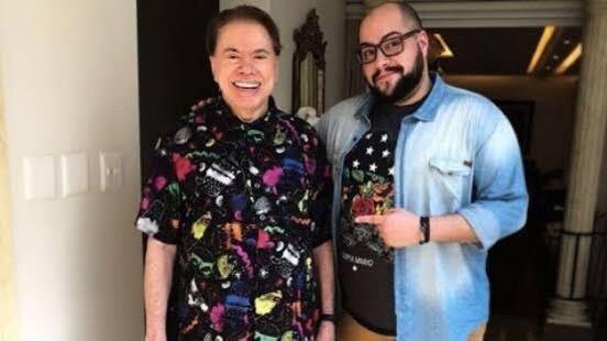 Tiago Abravanel e Silvio Santos. Foto: Reprodução Instagram