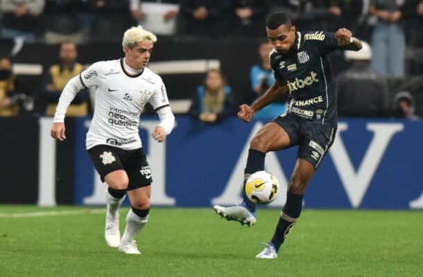 14ª rodada do Campeonato Brasileiro de 2022: Corinthians 0 x 0 Santos, na Neo Química Arena. - Foto: Ivan Storti/Santos