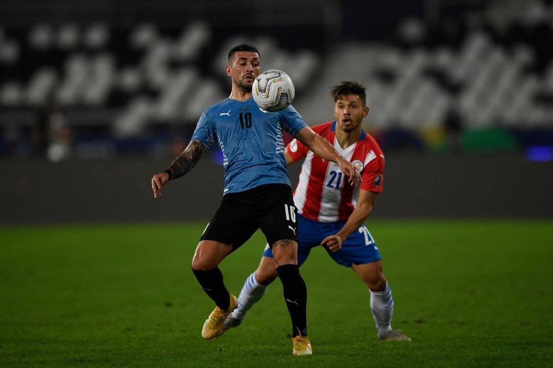 Uruguai x Paraguai. Foto: Reprodução / Instagram Copa América