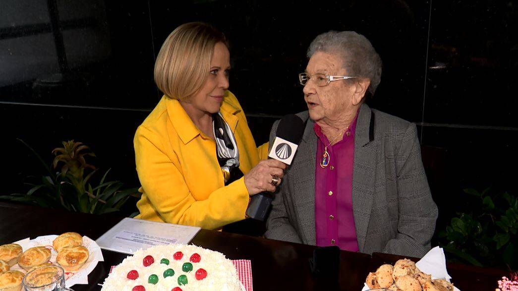 Claudete Troiano e Palmirinha. Foto: Reprodução/ TV Aparecida