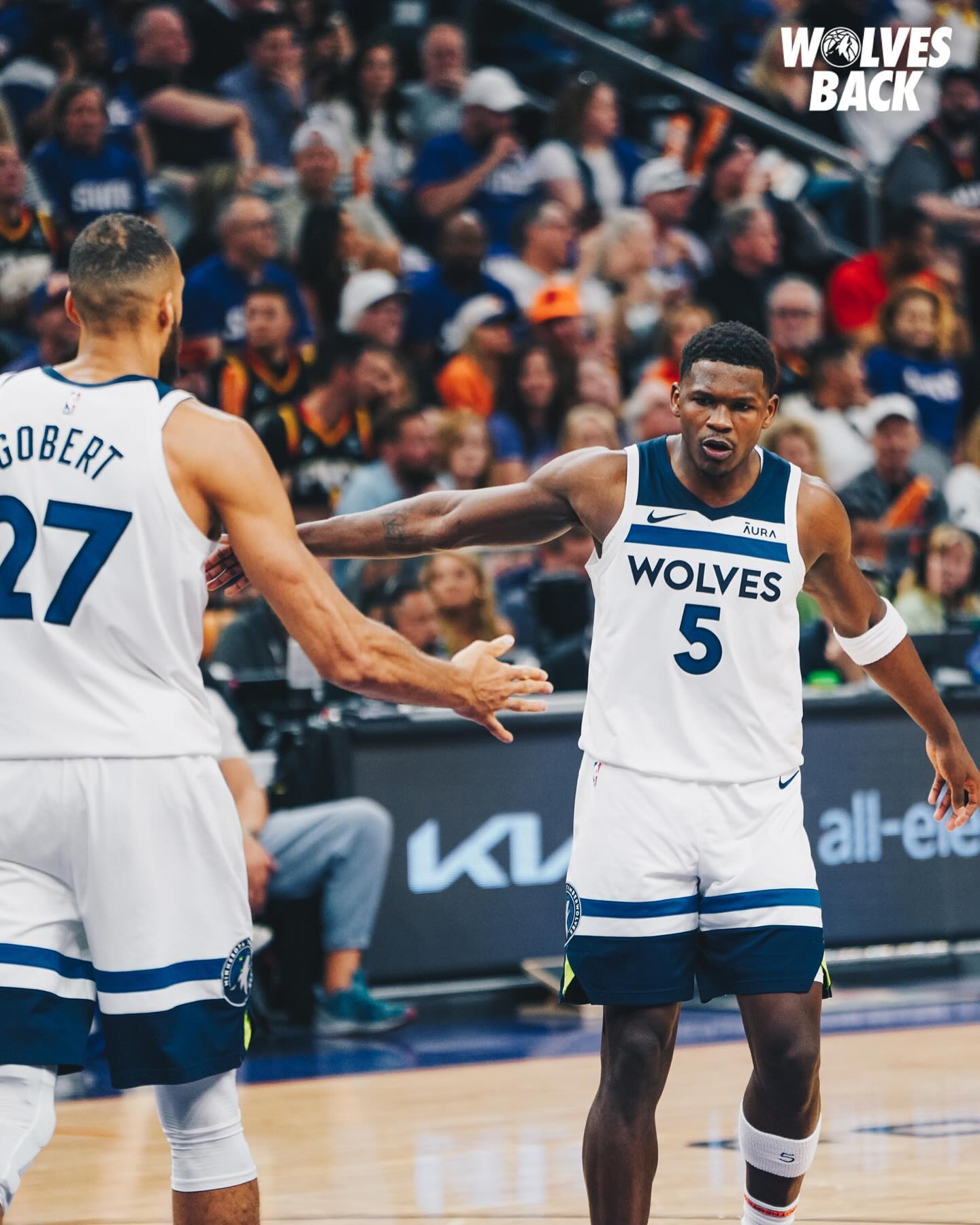 Wolves x Suns Reprodução/Instagram