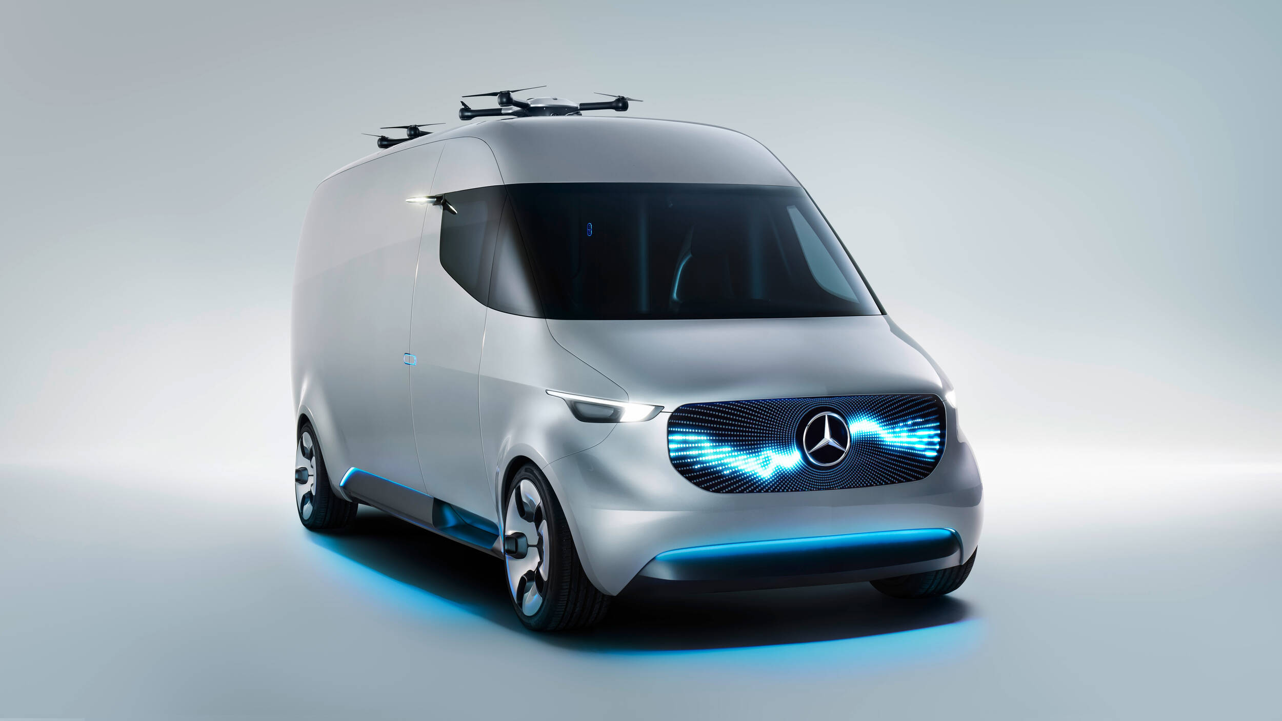 Mercedes-Benz Vision Van Concept. Foto: Divulgação