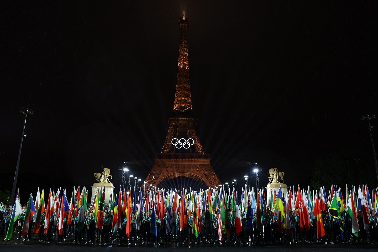Cerimônia de abertura - Paris 2024 Reprodução / Instagram COI