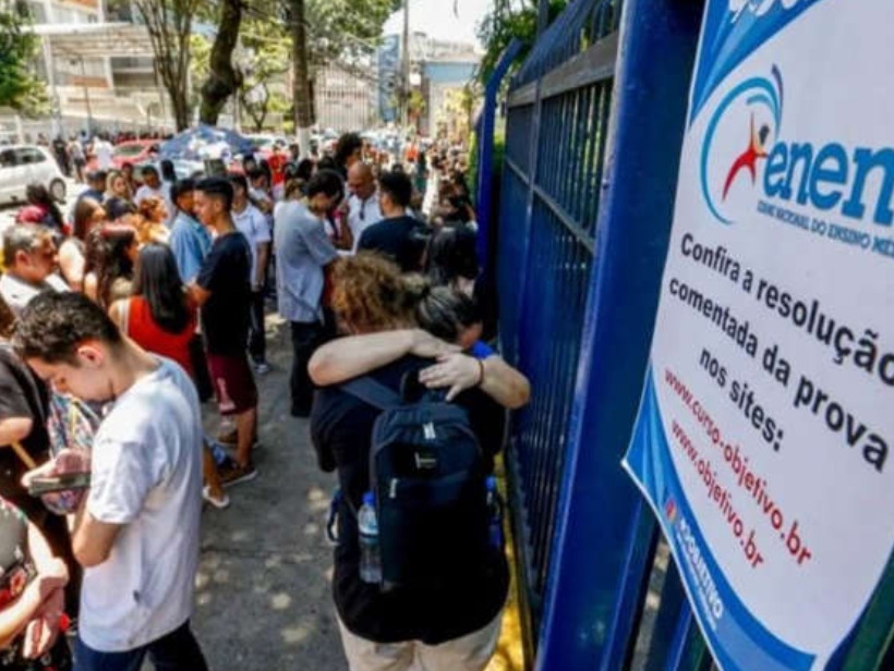 Vale ressaltar que quem deixou o local da prova antes do horário previsto, alegando se sentir mal, não terá direito à segunda chamada. O candidato, neste caso, é eliminado. Reprodução: Flipar