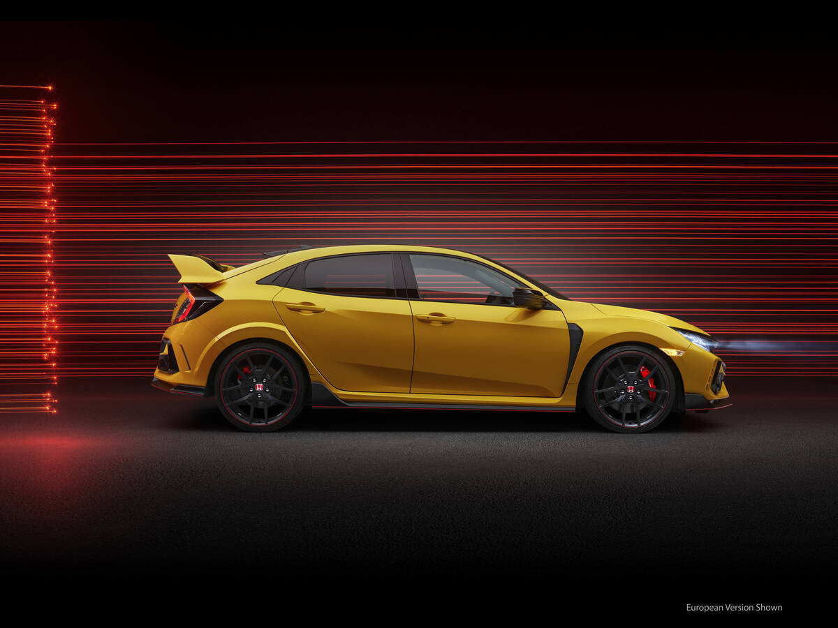 Honda Civic Type R Limited Edition. Foto: Divulgação