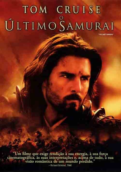 O astro hollywoodiano Tom Cruise protagonizou “O Último Samurai” (2003), que recebeu quatro indicações ao Oscar. No enredo, um veterano de guerra norte-americano testemunha a bravura de um exército samurai. 
 Reprodução: Flipar