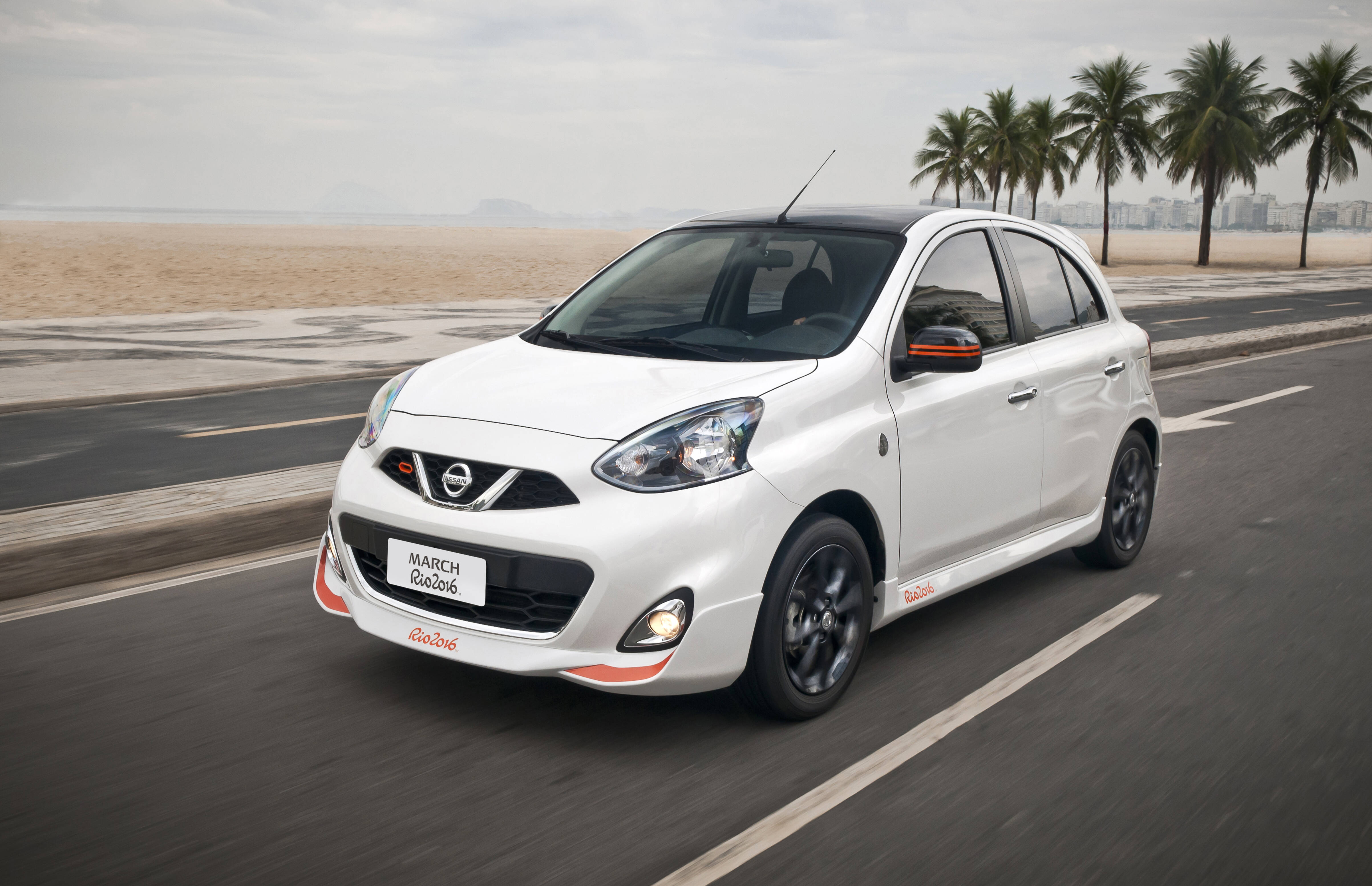 Nissan March Rio 2016. Foto: Divulgação