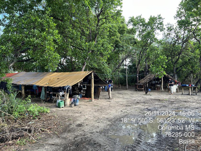 Fazenda é localizada em área remota e de difícil acesso REPRODUÇÃO/POLÍCIA FEDERAL