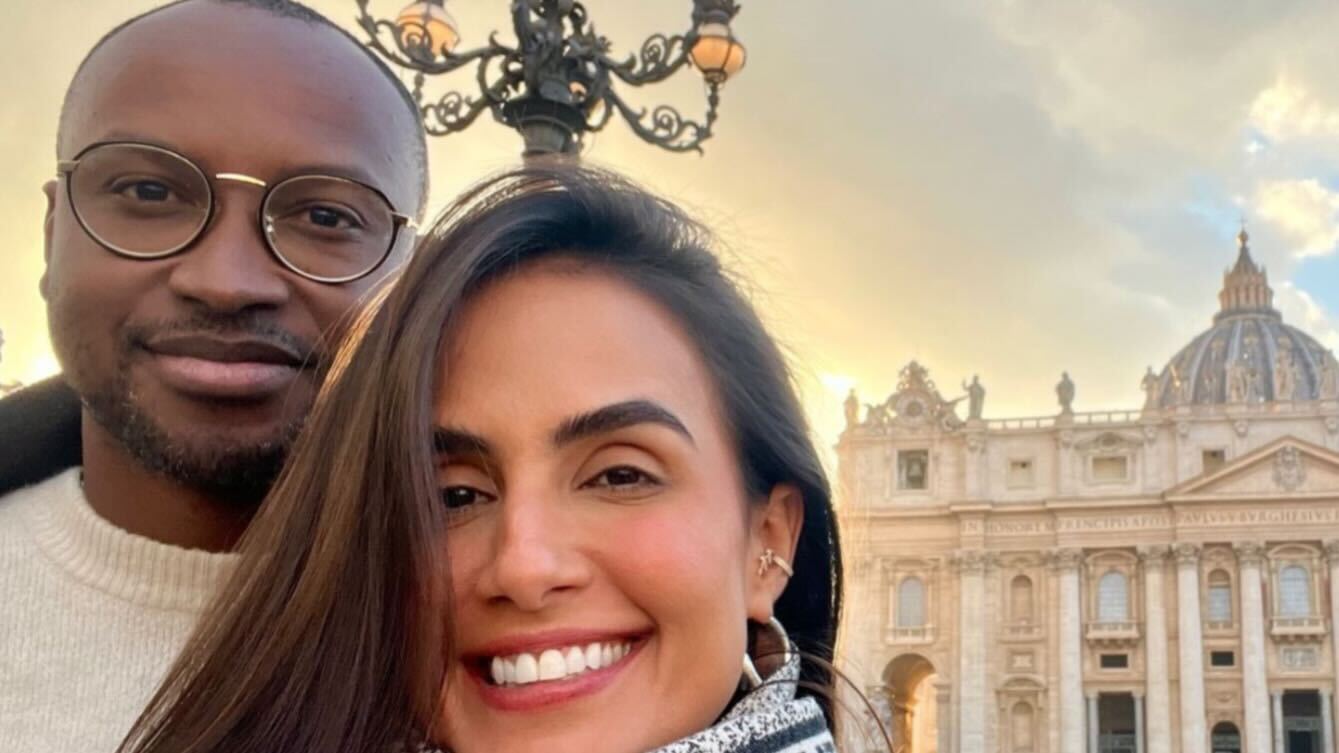 Carol Peixinho e Tiaguinho no Vaticano Reprodução Instagram - 20.2.2024