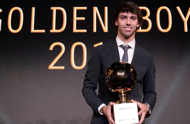 O português João Félix deu show no Benfica e conquistou o Golden Boy de 2019. Foto: Divulgação/Atlético de Madrid