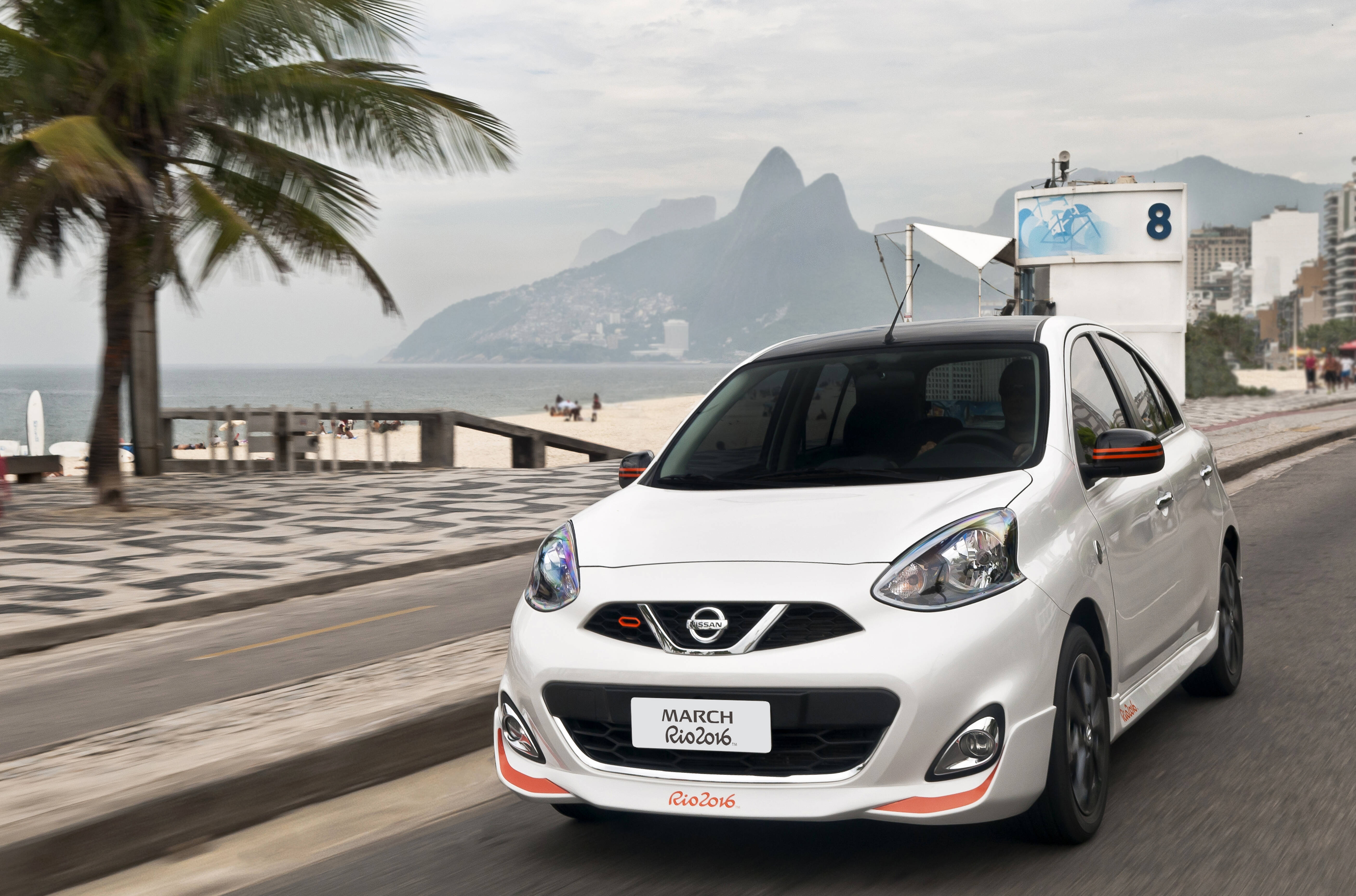 Nissan March Rio 2016. Foto: Divulgação