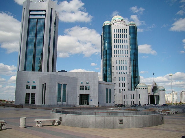 9° lugar: Cazaquistão (Ásia) - Território: 2.724.902 km² - Capital: Astana  Reprodução: Flipar