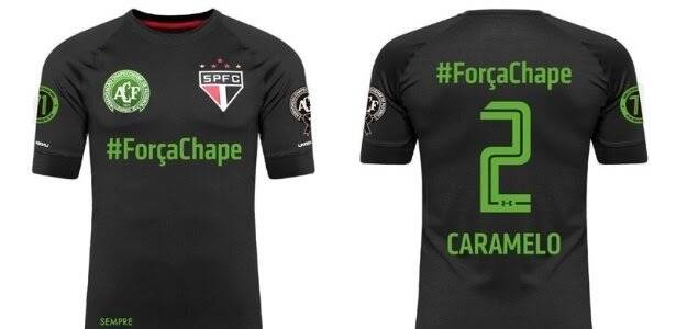 O São Paulo fez uma camisa diferente para encarar o Santa Cruz. Foto: Reprodução