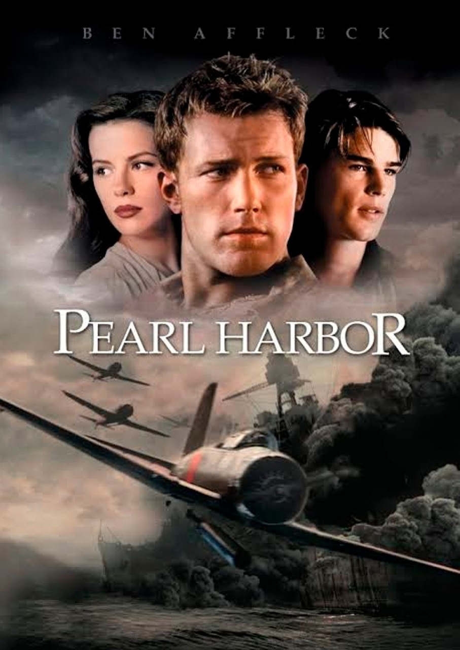 Pearl Harbour: Dirigido por Michael Bay, o filme foi lançado no Memorial Day de 2001, feriado norte-americano destinado à lembrança dos mortos a serviço militar pelos Estados Unidos. Reprodução: Flipar