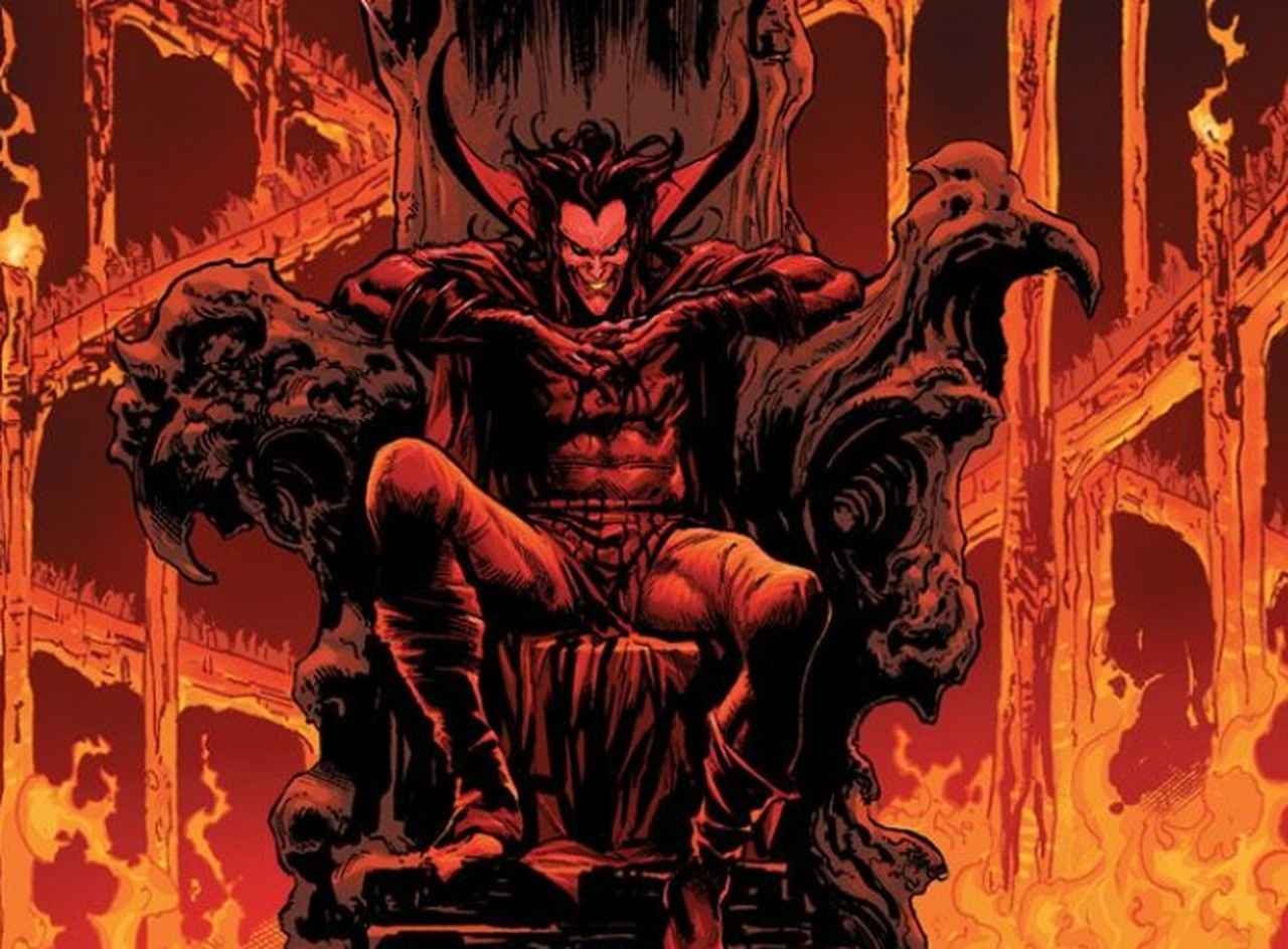 Mefisto - Um ser diabólico no universo da Marvel, Mefisto é muito poderoso. Ele possui força e resistência sobre-humanas, além de ser imortal. Sua capacidade mística é tão grande que ele é capaz de criar universos paralelos e é muito raro encontrar alguém que decide encarar de frente o vilão. Reprodução: Flipar