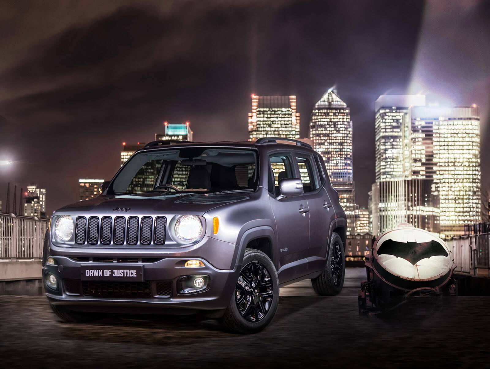 Jeep Renegade Batman vs Superman. Foto: Divulgação