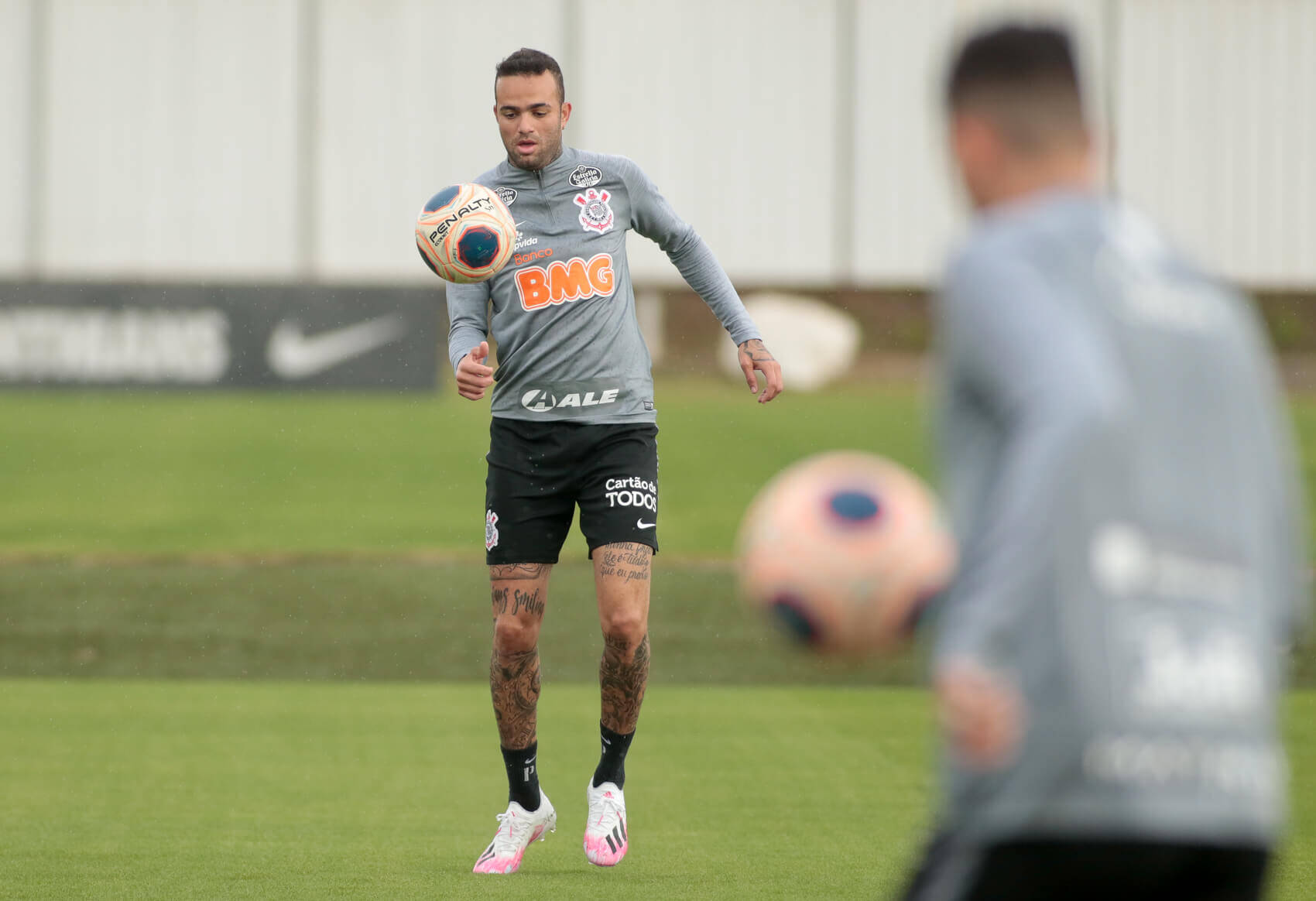 Jogadores treinam no Corinthians. Foto: Rodrigo Coca/Agência Corinthians