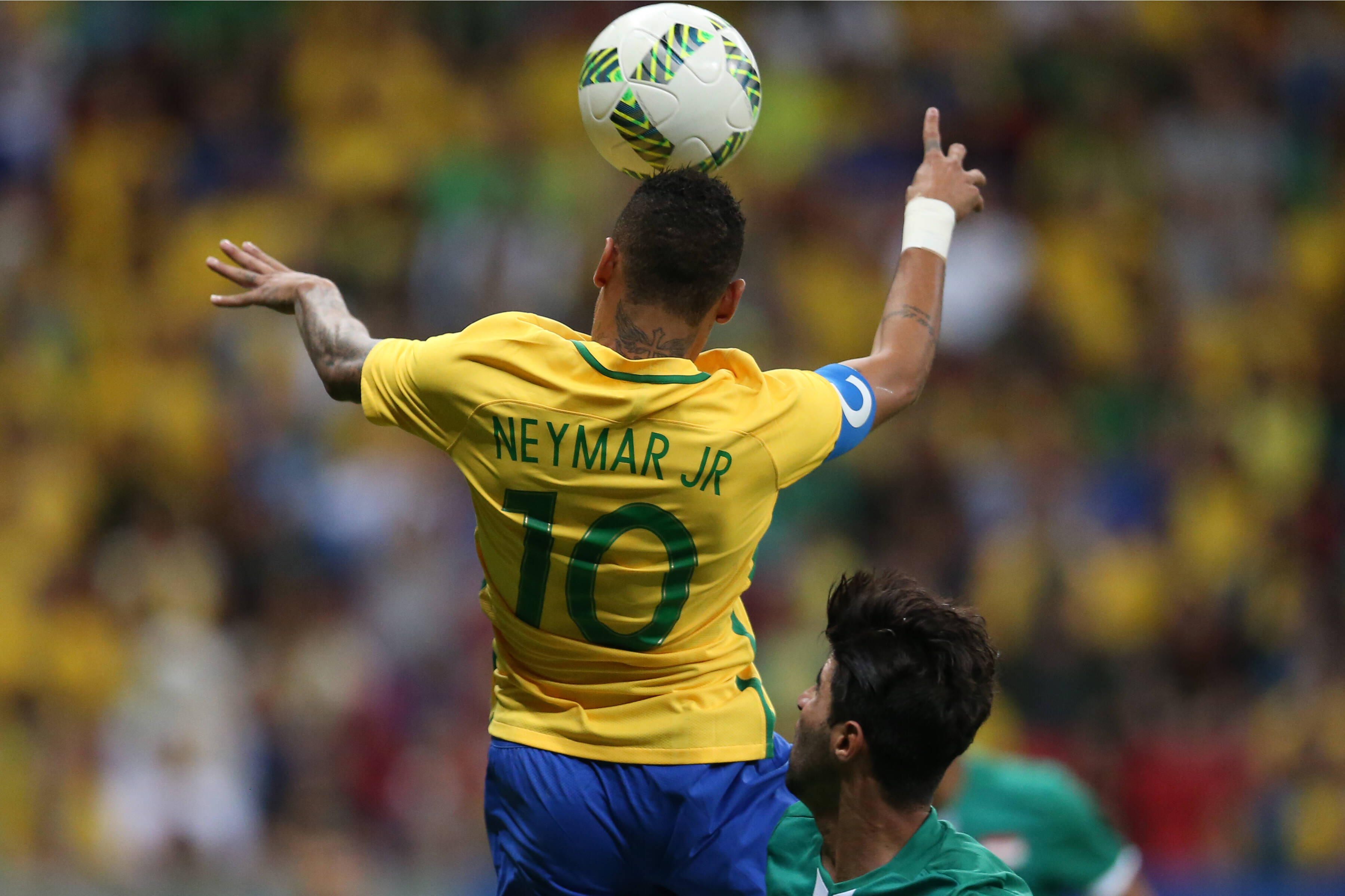 Neymar jogou mal contra o Iraque. Foto: Mowa Press