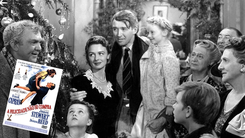 O longa conta a vida de um candidato a anjo que é enviado para a terra com o objetivo de salvar a vida de um homem que está prestes a cometer suicídio. O filme é tão aclamado que se tornou também o mais assistido em época de Natal nos EUA. Reprodução: Flipar