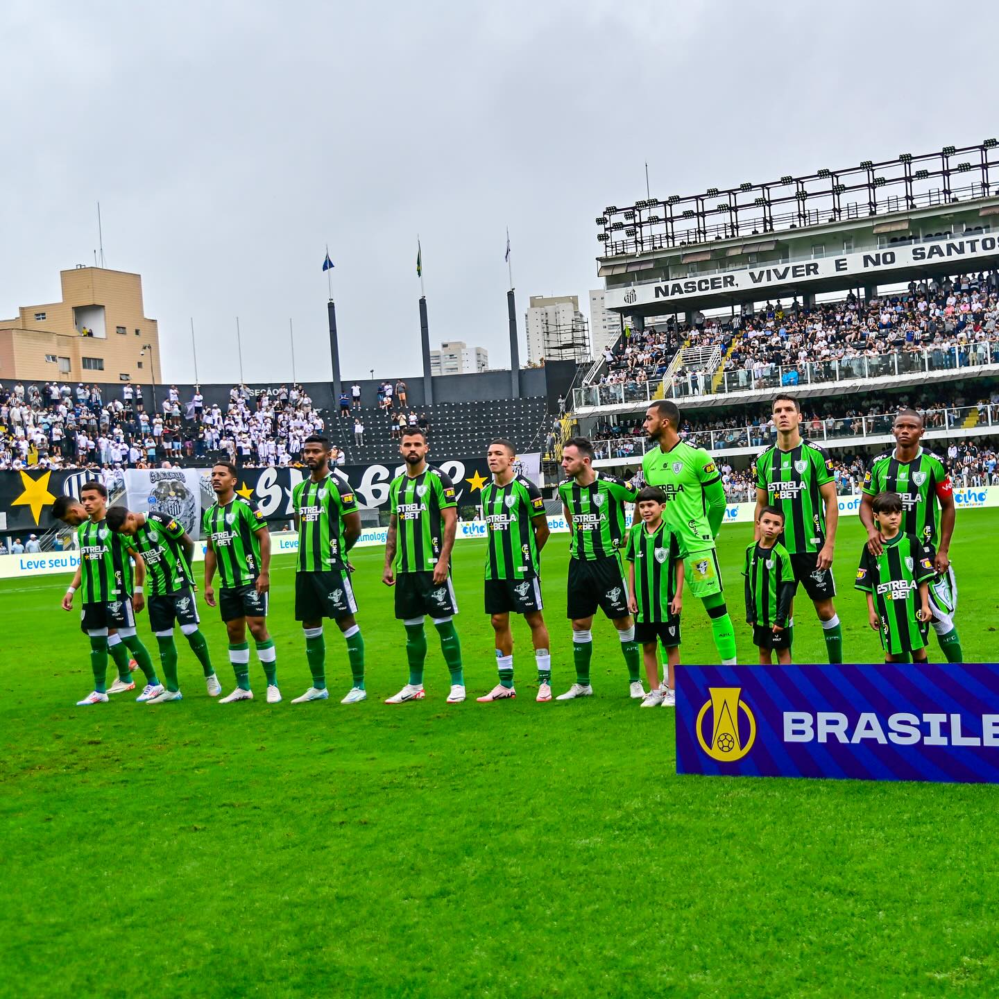 Divulgação Santos x América-MG/ Santos e América-MG