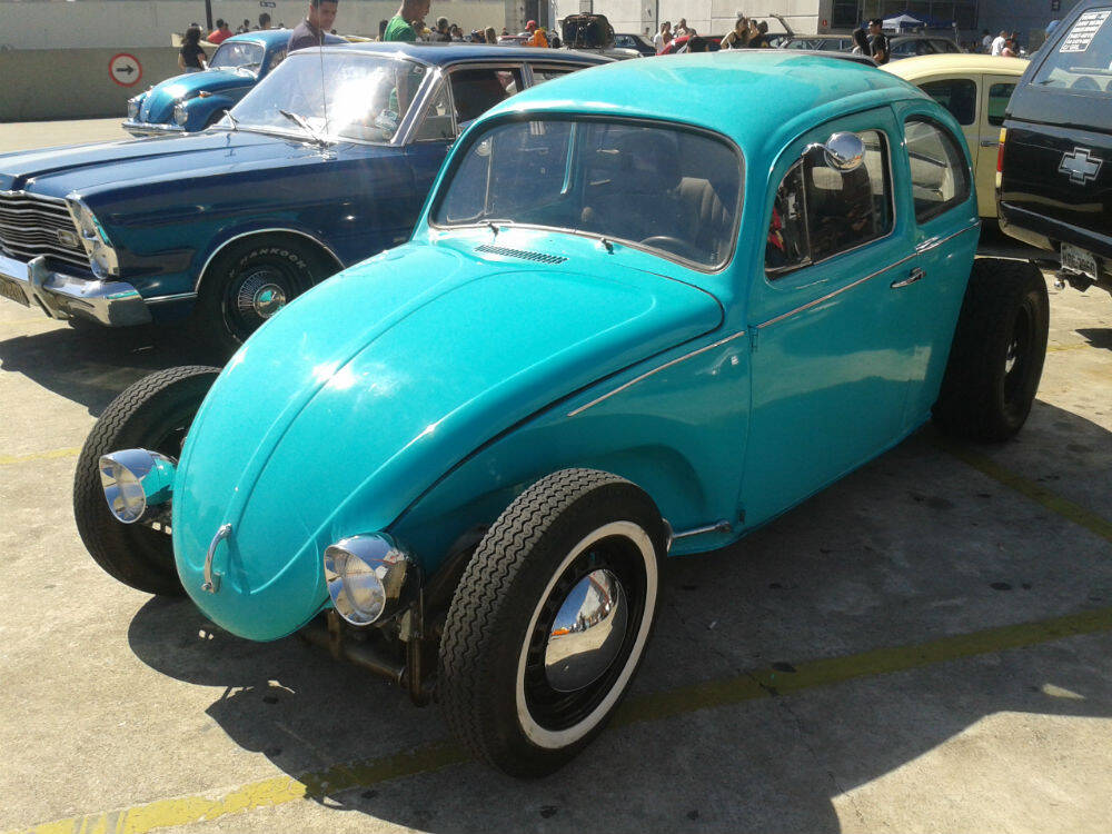 Fusca estilo Rat Rod. Foto: Carlos Guimarães
