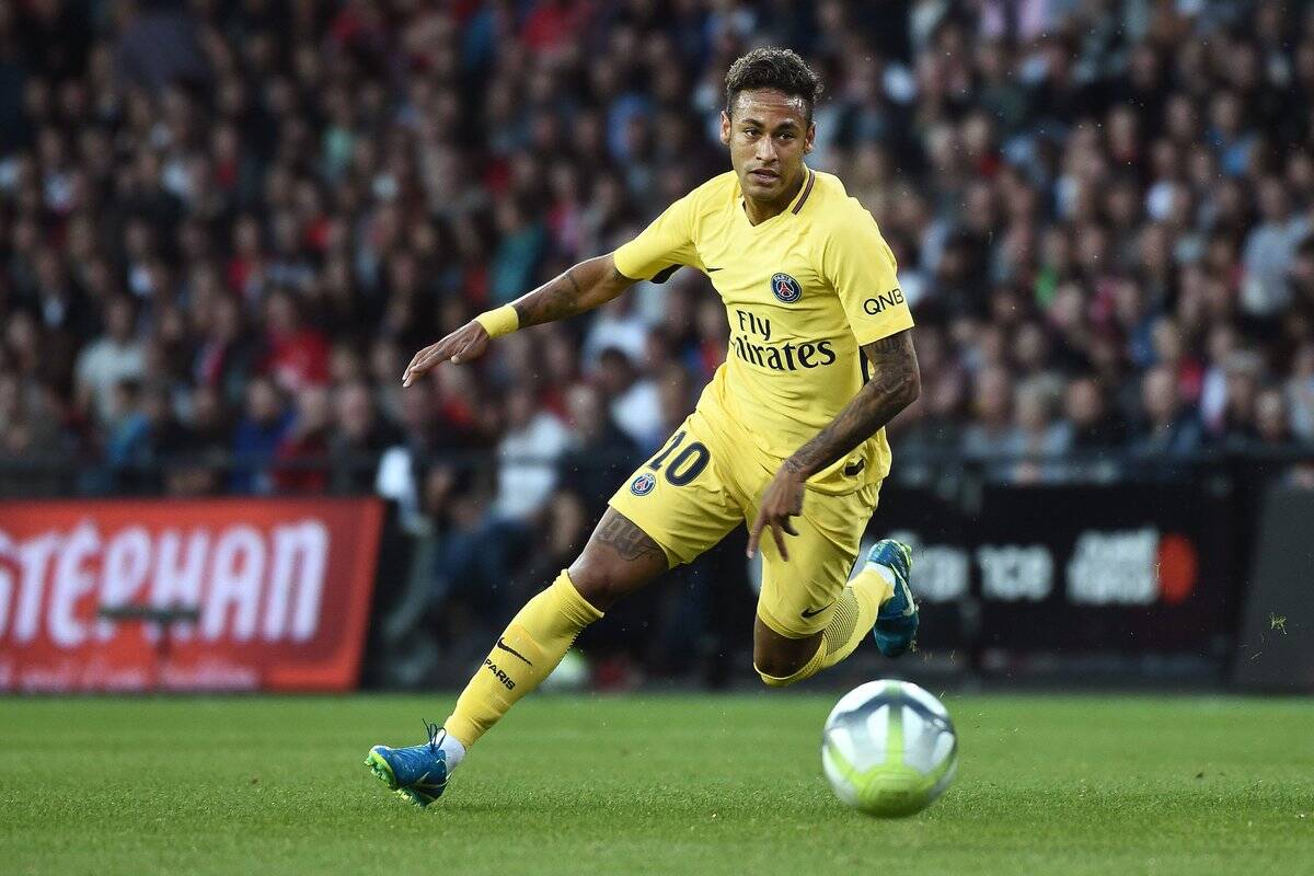 Neymar fez sua estreia com a camisa do PSG diante do Guingamp, em jogo válido pela 2ª rodada do Francês. Foto: Twitter/Reprodução/PSG