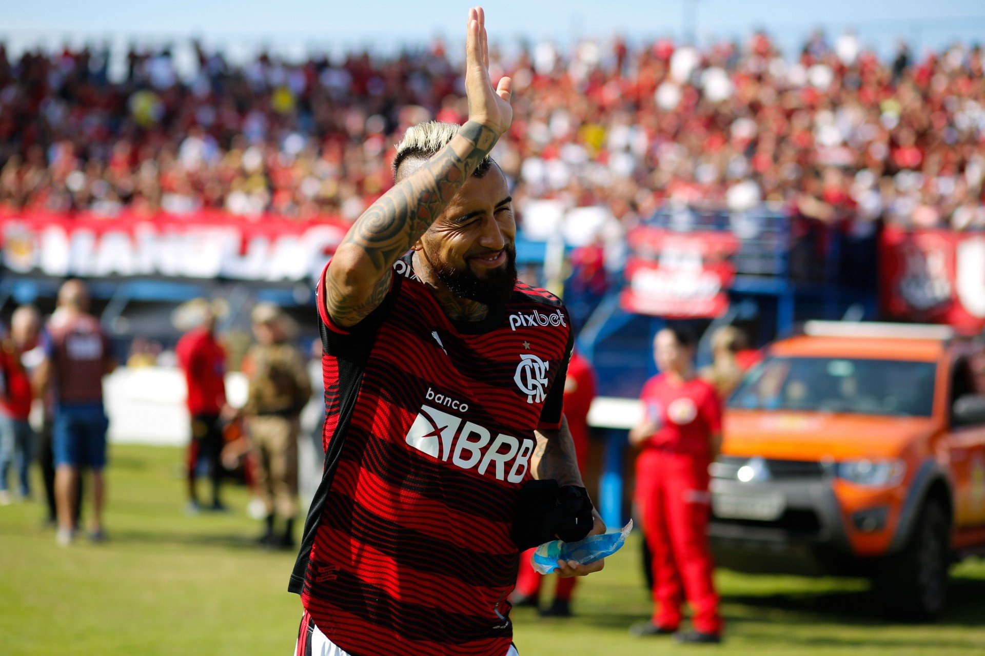 Na estreia de Vidal, Flamengo bate o Avaí e entra no G-6 do Campeonato Brasileiro. Foto: redacao@odia.com.br (O Dia)