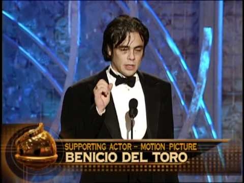 Benício del Toro foi premiado com o Oscar de Melhor Ator Coadjuvante em 2001 por “Traffic”, filme de Steven Soderbergh. Reprodução: Flipar