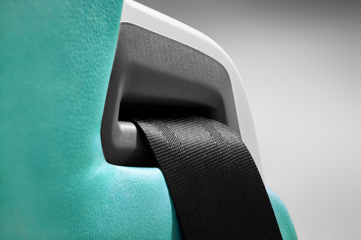 Detalhes do mockup do carro voador da Embraer. Foto: Eve Air/Embraer/Divulgação