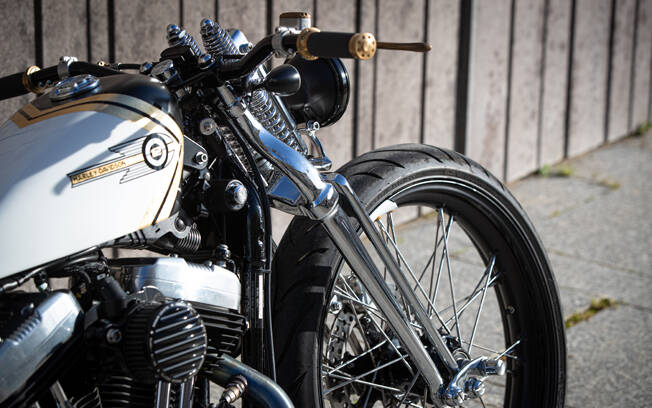 Harley-Davidson Sportster Custom. Foto: Divulgação