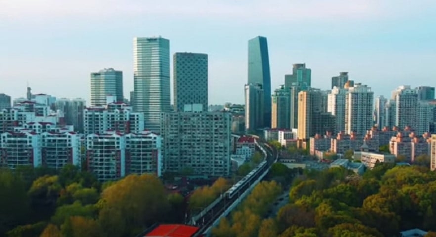 Shanghai Disney Resort, em Xangai, na China.  Inaugurado em 2016 em Xangai, é o primeiro parque da Disney na China continental.  Reprodução: Flipar