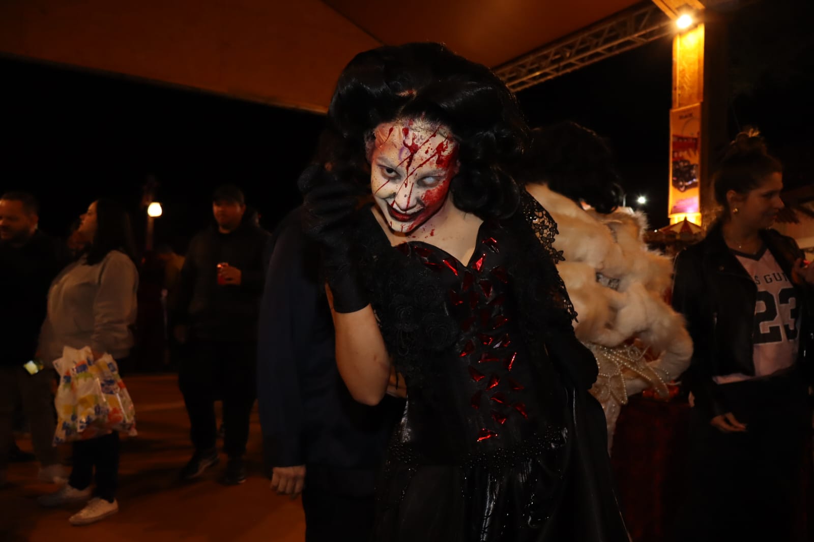 Personagens mais horripilantes do Circo dos Horrores no Hopi Hari. Foto: Pedro H. Lopes