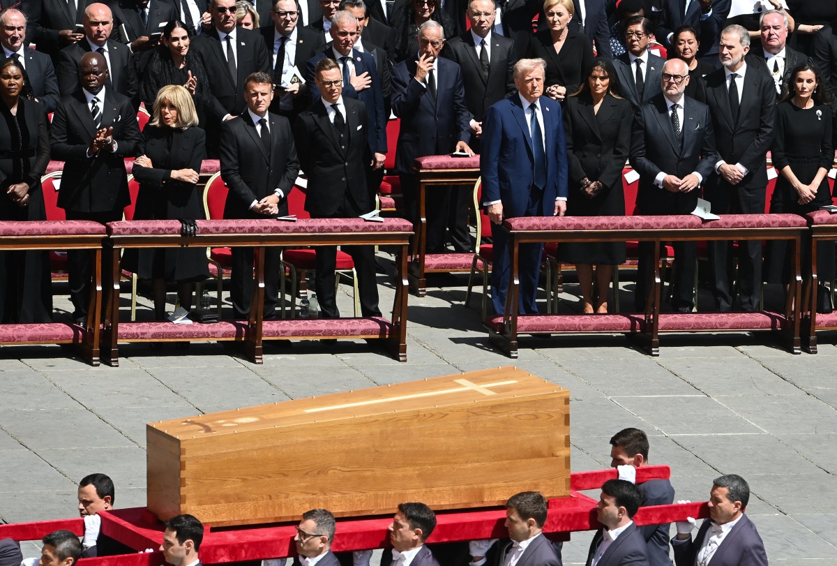 Funeral do papa Francisco foi considerado histórico. Foto: AFP