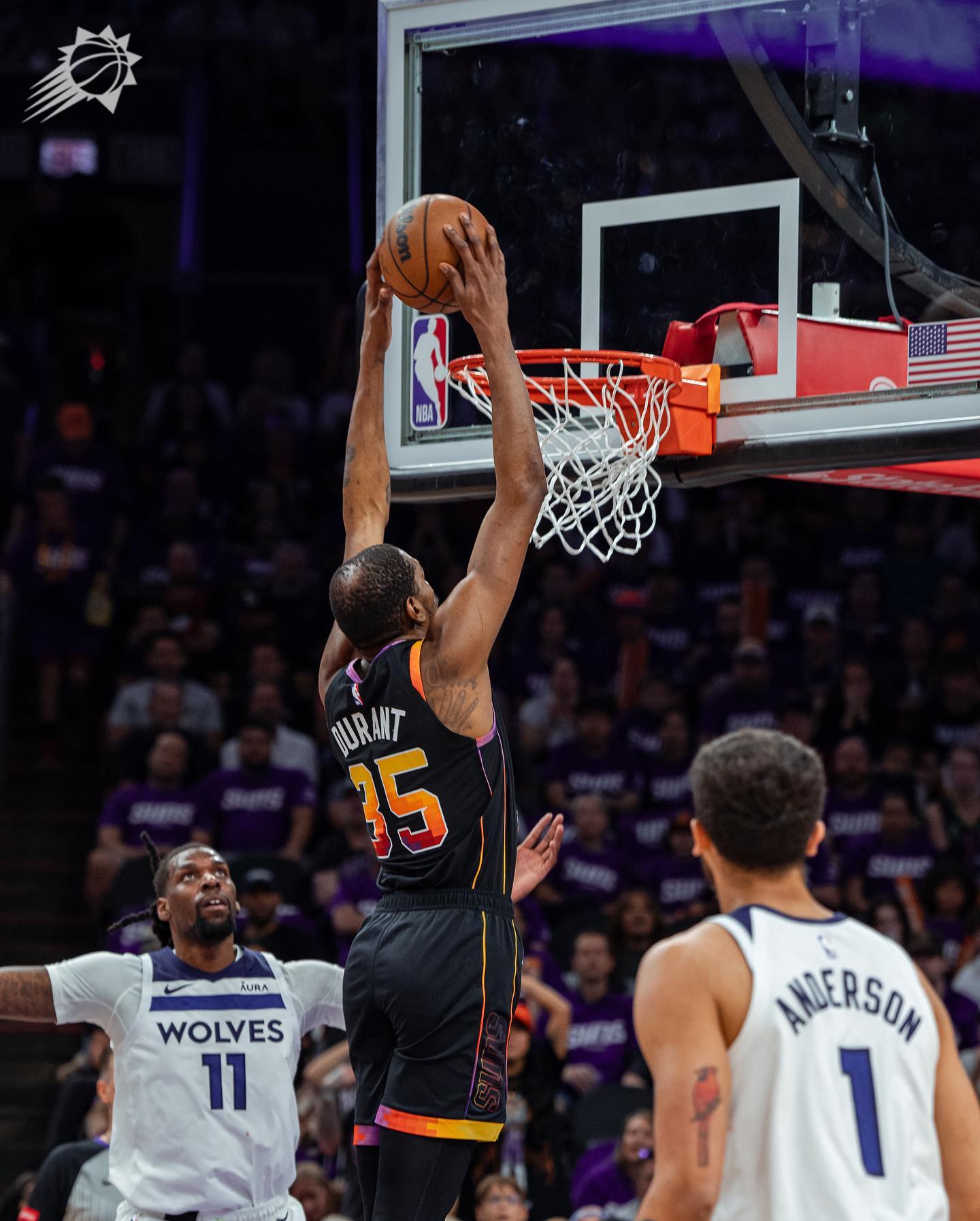 Wolves x Suns Reprodução/Instagram