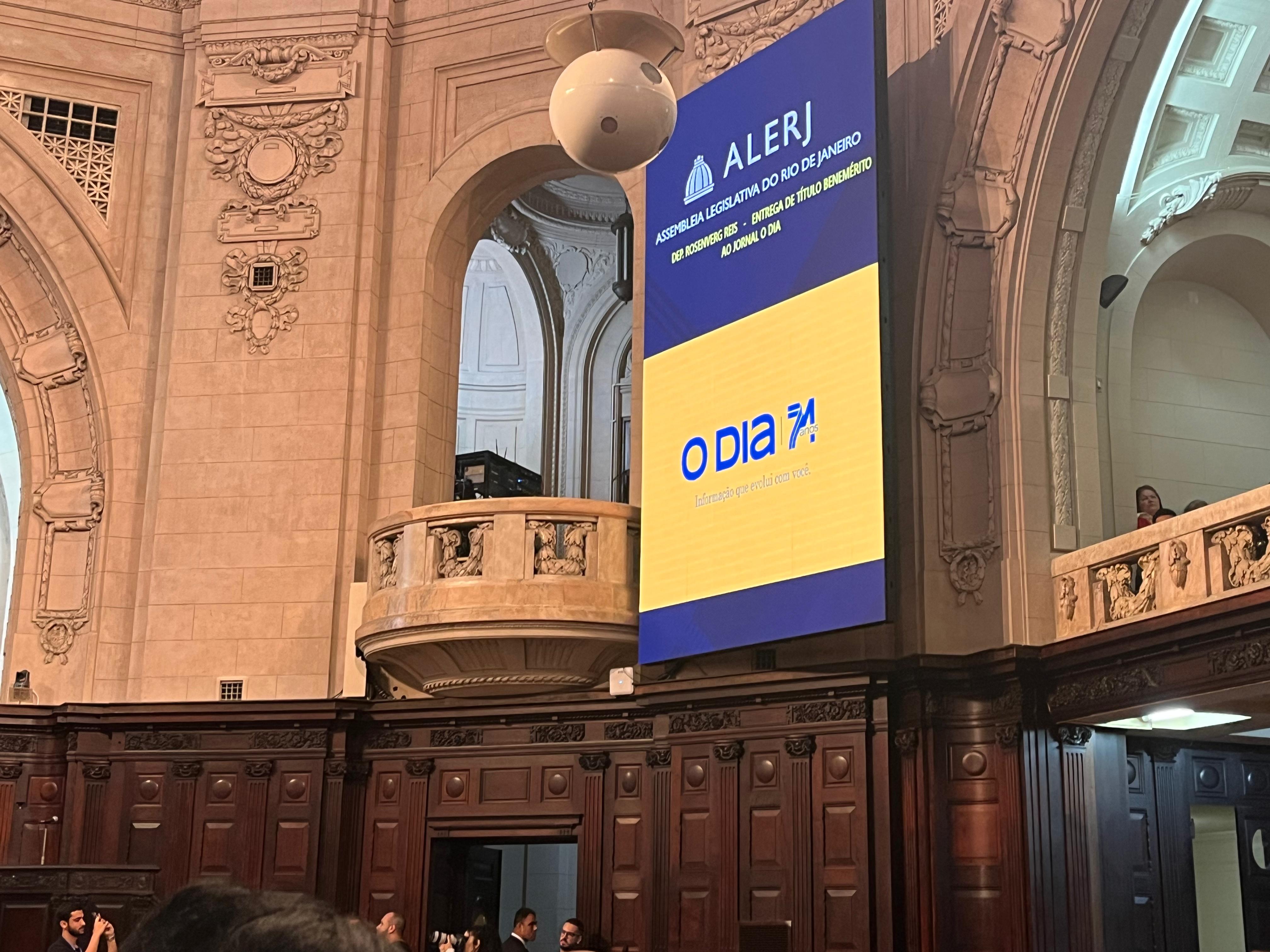 Honraria é concedida a instituições, pessoas e empresas que prestam serviços relevantes ao estado do RJ. Foto: João Pedro Lima/Portal iG