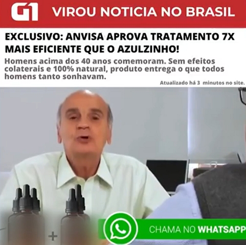Segundo a reportagem, os criminosos usavam a imagem de pessoas conhecidas e desconhecidas, alterando rostos e vozes em anúncios pagos, que eram impulsionados e direcionados para públicos específicos na internet. Reprodução: Flipar