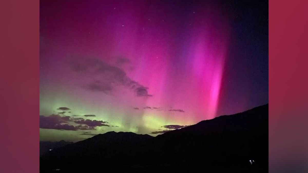 Aurora boreal na Nova Zelândia Instagram/Letícia Moraes