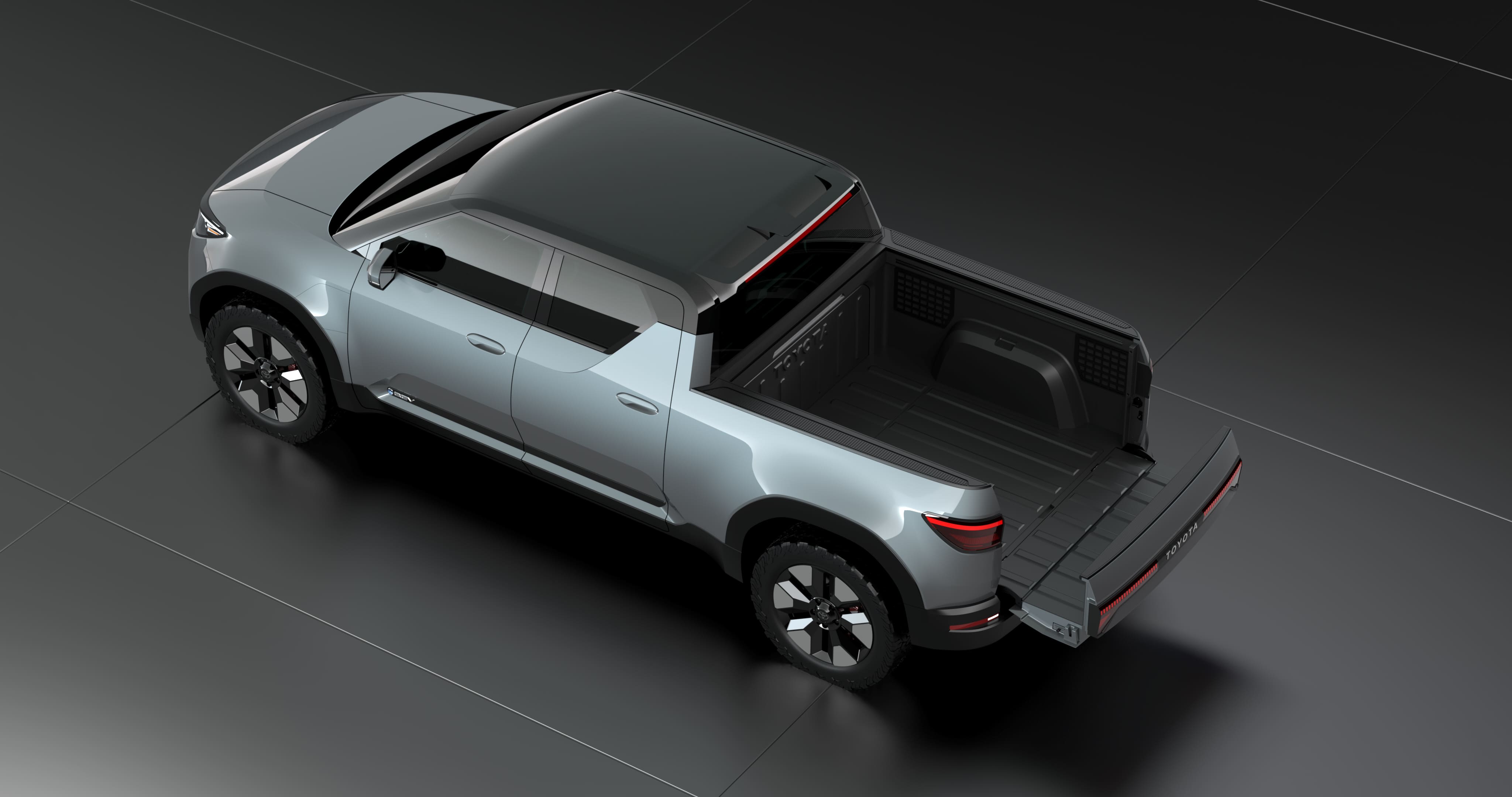 Caçamba apresenta sistema inovador de abertura Divulgação/Toyota