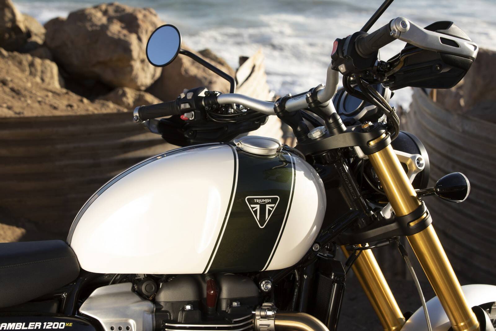 Triumph Street Scrambler 1200 XE . Foto: Divulgação