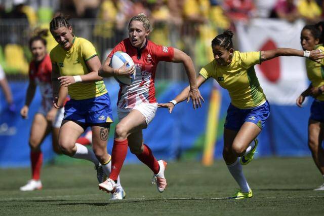 Brasil foi atropelado nos dois primeiros jogos de rúgbi, tanto no feminino quanto no masculino. Foto: Reprodução/Twitter