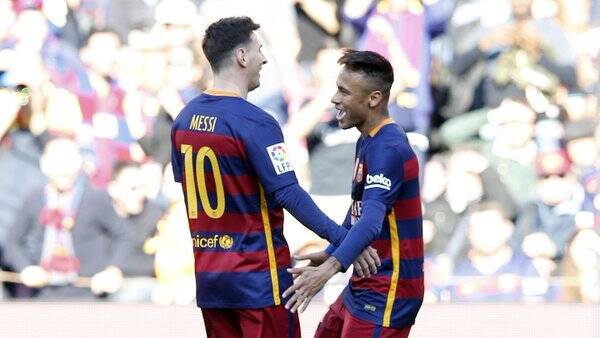Messi e Neymar. Foto: Divulgação