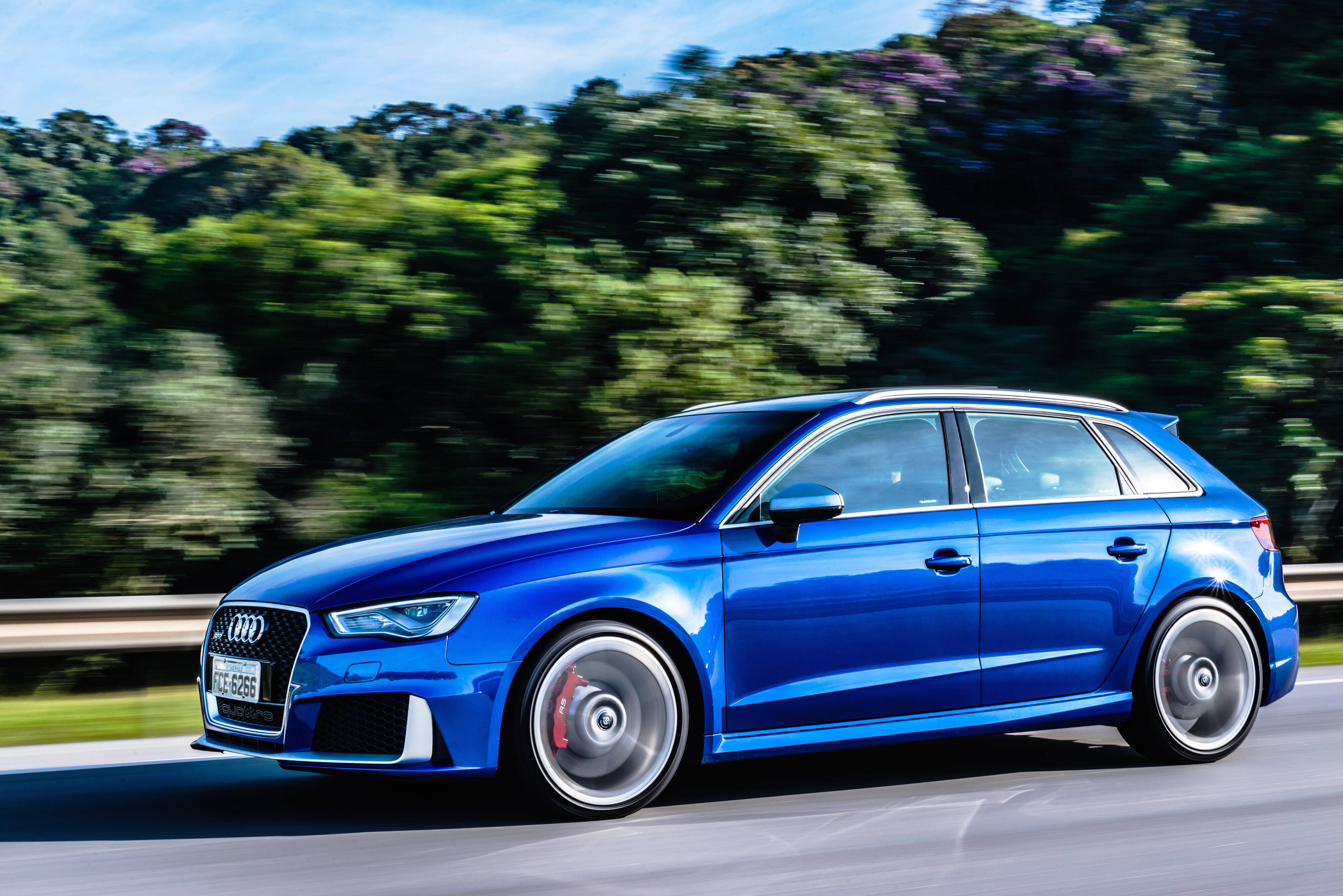 Audi RS3. Foto: Divulgação