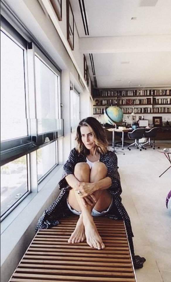 Maitê Proneça em seu apartamento no Edíficio Chopin Reprodução/Instagram